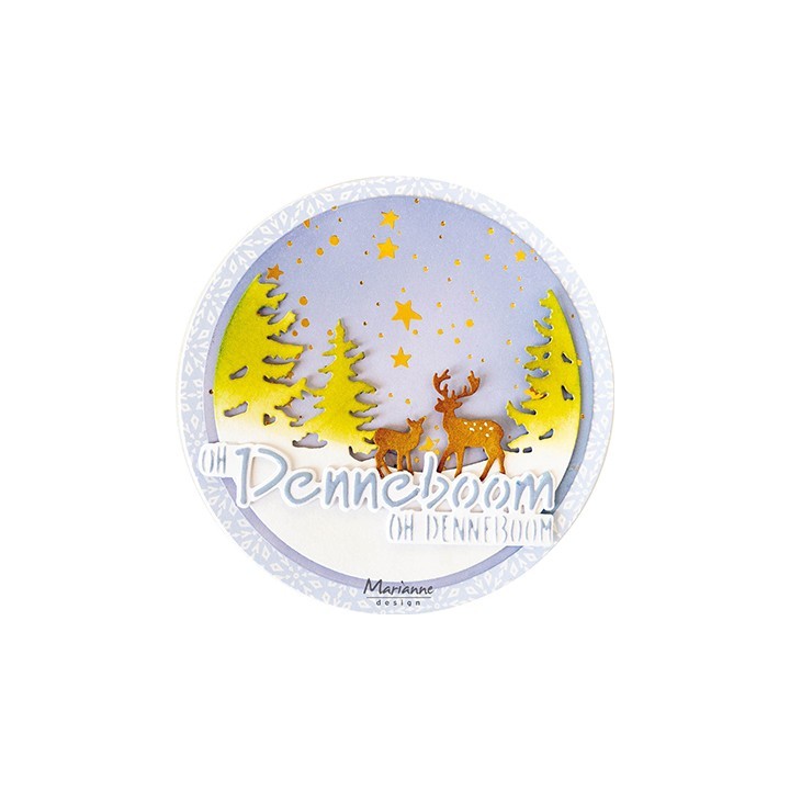 (CR1675)Craftables Silhouette - Winter scenery