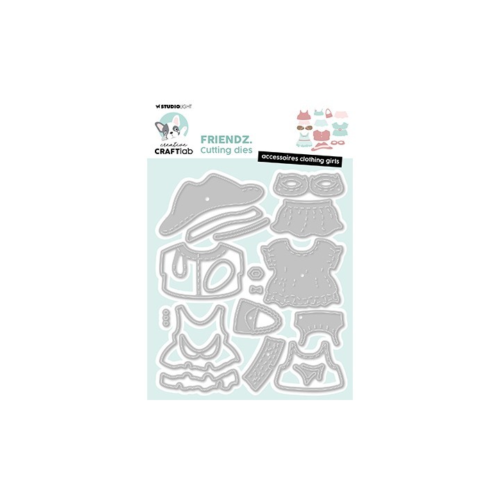 (CCL-FR-CD912)Studio Light Cutting Die Accessoires clothing girls Friendz nr.912