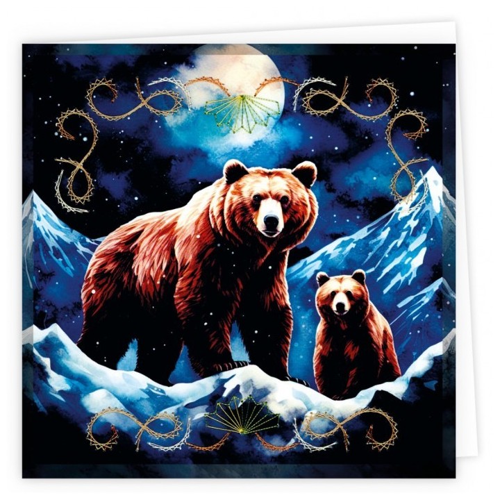 (STDOPP008)Stitch and Do Cards 8 - Berries Beauties - Grizzly