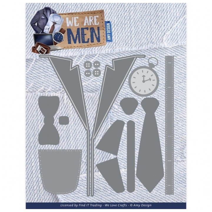 (ADD10323)Dies - Amy Design - We Are Men - Well-dressed man