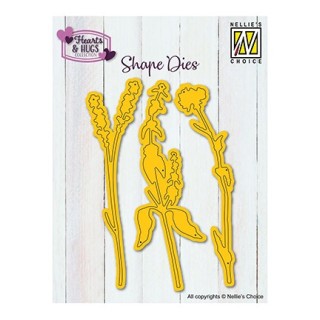 (SD333)Nellie's shape dies Flowers