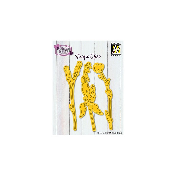 (SD333)Nellie's shape dies Flowers