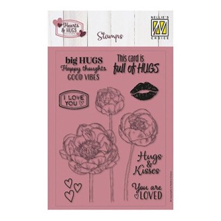 (NSCS020)Nellie`s Choice Clearstamp - Full Of Hugs