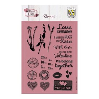 (NSCS021)Nellie`s Choice Clearstamp - Love Is Everywhere