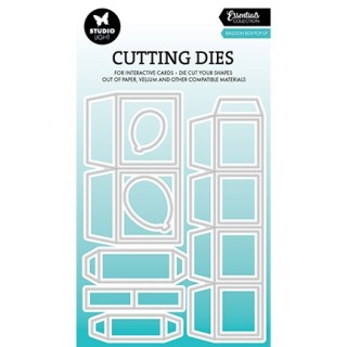 (SL-ES-CD927)Studio Light SL Cutting Die Balloon box pop-up Essentials nr.927