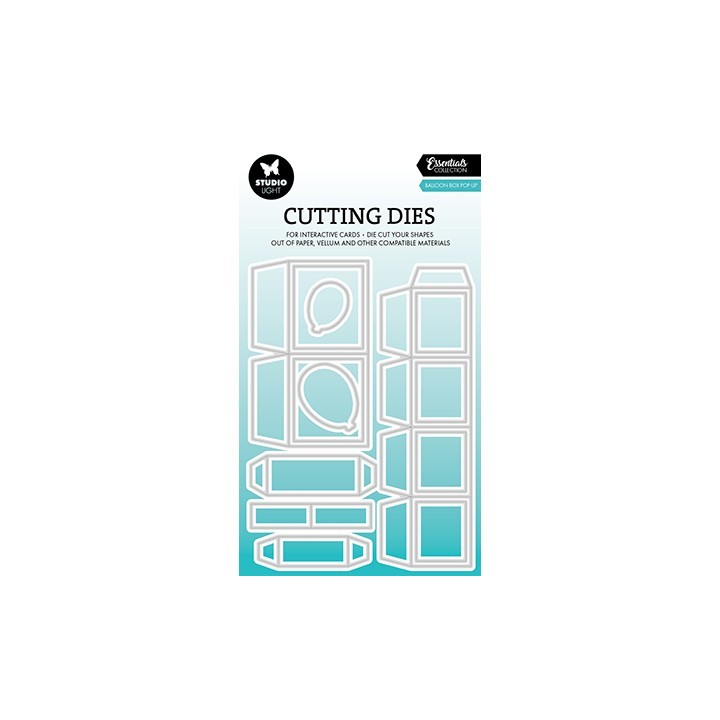 (SL-ES-CD927)Studio Light SL Cutting Die Balloon box pop-up Essentials nr.927