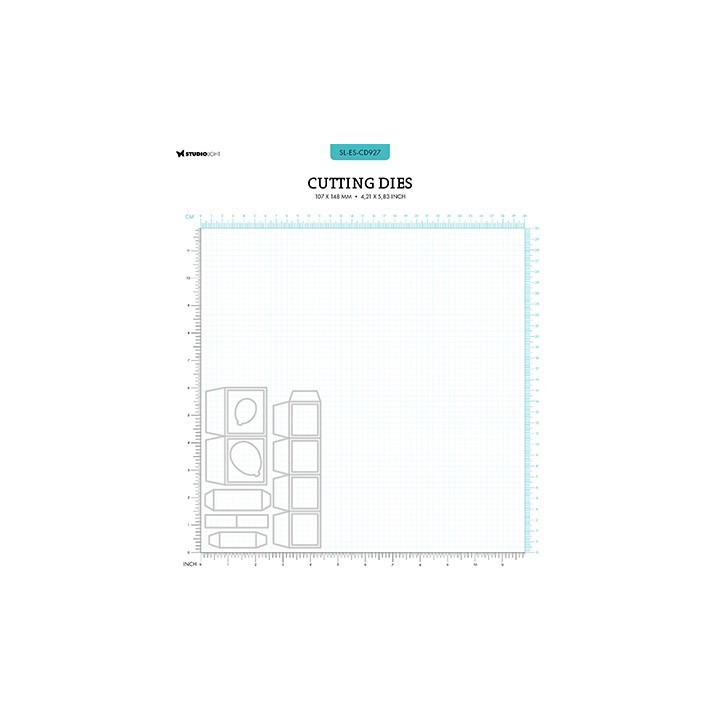 (SL-ES-CD927)Studio Light SL Cutting Die Balloon box pop-up Essentials nr.927