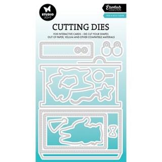 (SL-ES-CD929)Studio Light SL Cutting Die Peek a boo slider Essentials nr.929
