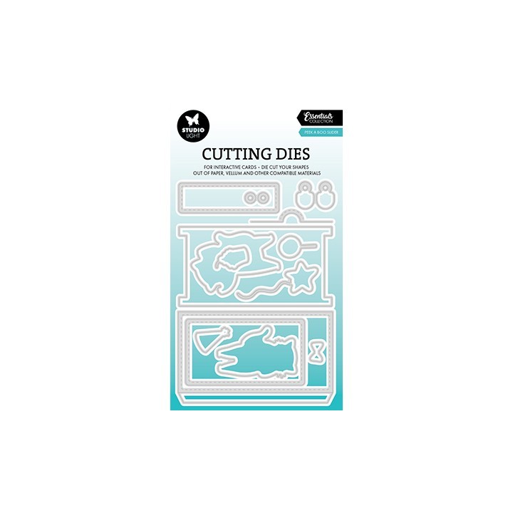 (SL-ES-CD929)Studio Light SL Cutting Die Peek a boo slider Essentials nr.929