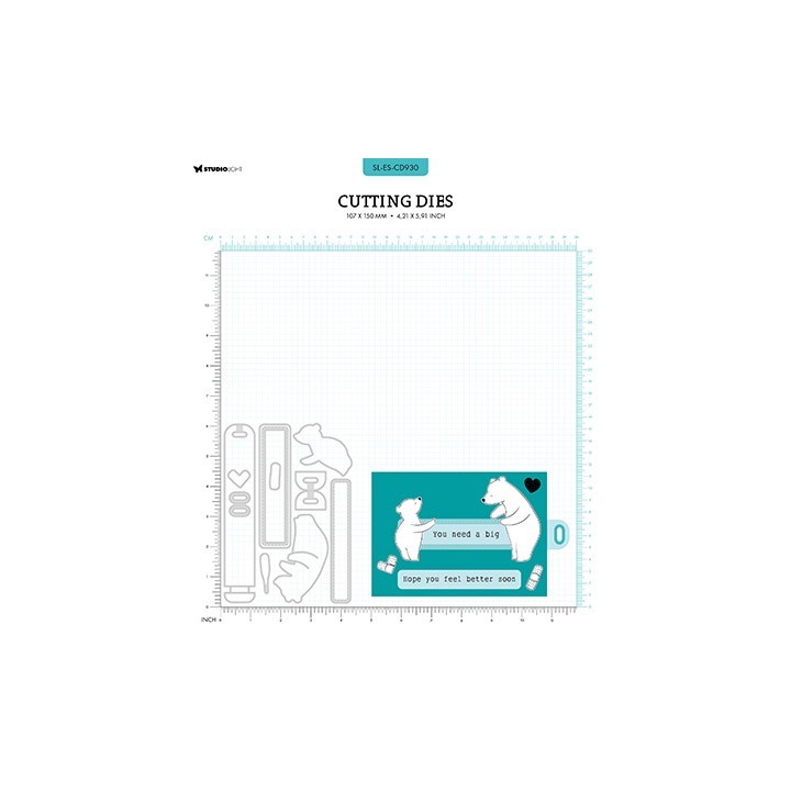 (SL-ES-CD930)Studio Light SL Cutting Die Hug slider Essentials nr.930