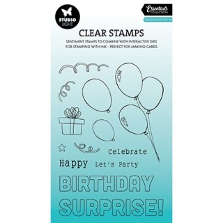 (SL-ES-STAMP759)Studio light SL Stamp Balloon box pop-up Essentials nr.759
