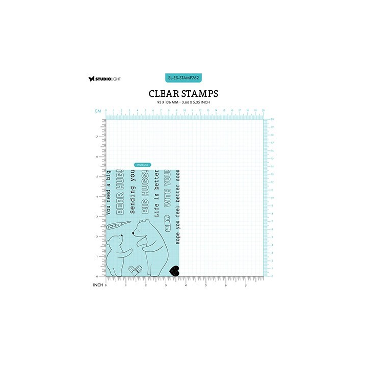 (SL-ES-STAMP762)Studio light SL Stamp Hug slider Essentials nr.762