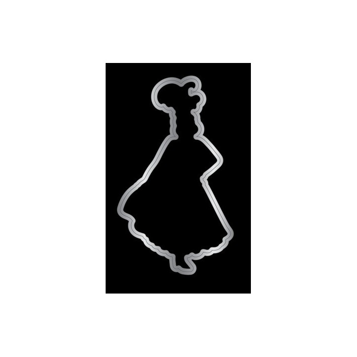 (VV-STD-SHG)Crafter's Companion Vintage Vegas Stamp & Die Showgirl