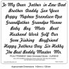 PCA® EMBOSSING Words Parchment